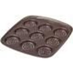 Pyrex Plateau pour Four Pizza Mini Asimetria acier galvanisé (9 Compartiments) (16 x 16 cm) - TU
