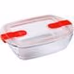 Boîte rectangulaire avec couvercle - PYREX - 1451024 - 23 x 15 cm - 11 L - Cook & Heat - Base en verre borosilicate