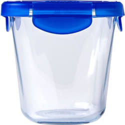 Lot de 3 Boîtes de conservation Pasta Box - PYREX - Cook&Go - Verre - Couvercle étanche - 12x12 cm - 08 L
