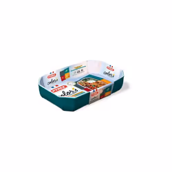 Plat à four 33 x 22 cm Bleu Kale - Color's - Le verre PYREX… en couleurs ! - Parce qu'une table dressée avec soin est aussi i ...
