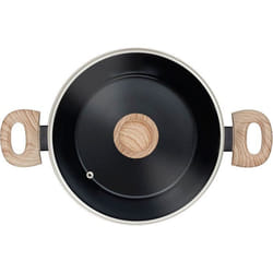 Faitout avec couvercle - PYREX - Cook & Care - 24 cm - Anti-adhérent - Induction - Sans PFAS