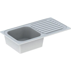 Evier à encastrer Céramique vallauris - 92 x 50 cm Geberit une cuve - un égouttoir - 00681000000