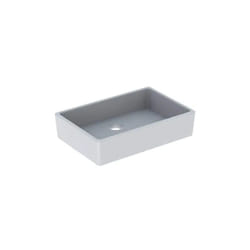 Evier bandeau de 13cm, à bords droits, 600x400 mm