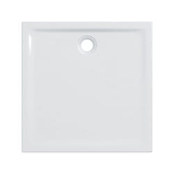 Geberit - Receveur Renova 100x100 ultra plat à encastrer, antigliss