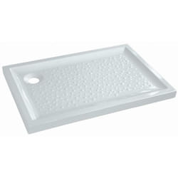 Geberit - Receveur Bastia extra-plat rectangulaire à poser 90x70 cm