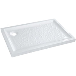 Receveur céramique GEBERIT Bastia - 120 x 80 - extra-plat à poser/encastrer - 00729200000001
