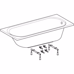 Geberit 00062300000 Baignoire Blanc