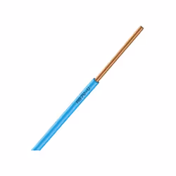 Longueur : 100 mètres Isolation : PVC Conducteur : Cuivre monofilaire Couleur : Bleu