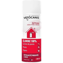 Spray Anti-parasitaires - Vetocanis - Anti-puces, Anti-tiques Pour Habitat