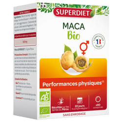 Superdiet Maca Bio 90 Comprimés