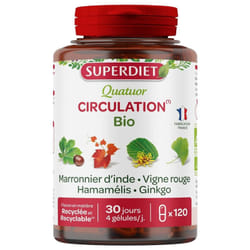 Superdiet Quatuor Circulation Bio 120 Gélules