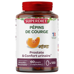 Superdiet Pépins de Courge 120 Capsules