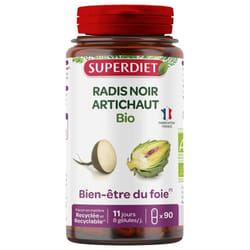 Superdiet Radis Noir Artichaut Bio 90 Gélules
