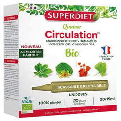 Superdiet Quatuor Circulation Bio 20 Unidoses