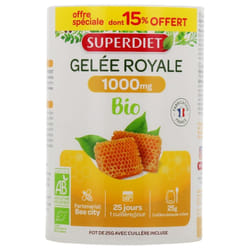 Superdiet Gelée Royale Bio 25 g dont 15% Offert