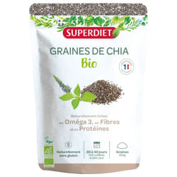 Superdiet Graines de Chia Bio 200 g