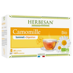 Herbesan Infusion Camomille Bio 20 Sachets