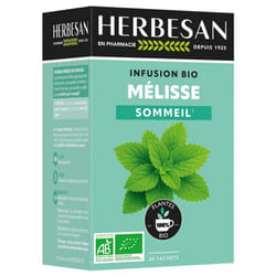 Herbesan Infusion Mélisse Bio 20 Sachets