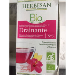 Open Food Herbesan Drainante Bio - 20 Sachets - Herbesan - Herbesan