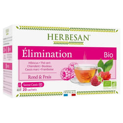 Herbesan Infusion Élimination Bio 20 Sachets