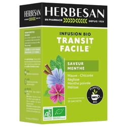 Herbesan Infusion Transit Facile Bio 20 Sachets