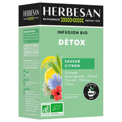 Herbesan Infusion Bio Détox 20 Sachets