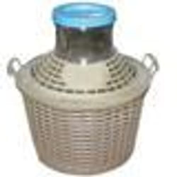 Bonbonne en verre - EMSA - Grand col - 10L - Transparent - Rond