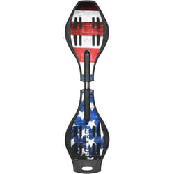FREEGUN Waveboard America - Enfant - Bleu rouge et noir