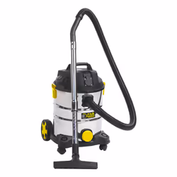 Far Tools NET-UP25IC, 1400 W, Aspiration humide et sèche, Sec&amp;humide, Sac à poussière, 25 L, mousse