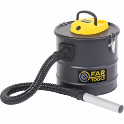 Vide cendres motorisé de 800W - Cuve en métal de 18L - Fonction souffleur et poignée de transport - Tuyau d'1m de Ø34mm avec  ...