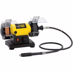 Mini touret à meuler de 120 W Ø75mm avec flexible - Vitesse variable de 0-9900tr/min - Polyvalent: meule, brosse à polir et f ...