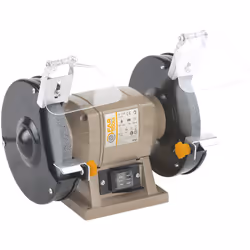 Touret à meuler de 170W meule-meule Ø150mm (grain A36 & A60) - Vitesse de rotation de 2840tr/min - Livré avec 2 écrans polyca ...