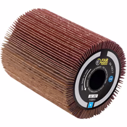 Fartools - Brosse à lamelles abrasives Ø80mm - l 100mm pour poncer