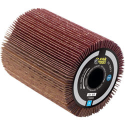Fartools - Brosse à lamelles abrasives Ø80mm - l 100mm pour poncer