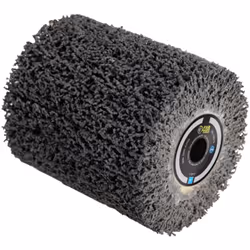 Brosse en carbure de silicium Ø120mm - L 100mm pour décaper le métal, les peintures de carrosserie, préparer les surfaces ava ...