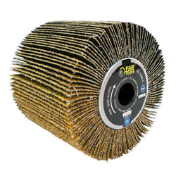 Fartools Brosse à lamelles abrasives A36 Ø120 mm (alésage 20 mm) pour ponçage surfaces planes