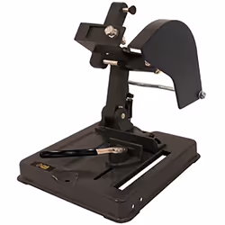 Support meuleuse d'angle 180-230mm pour tronçonnage stationnaire en série, table acier (300x295mm), bras de support et descen ...