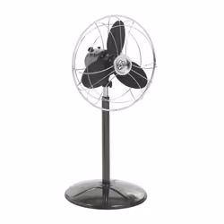 Ventilateur sur pied diametre 40cm, puissance 40W, 3 vitesses avec sélecteur de vitesse a l'arriere du bloc moteur, oscillant ...