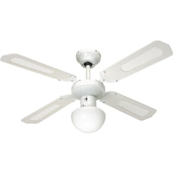 Farelek - Ventilateur de plafond bali Blanc 50W Ø107cm