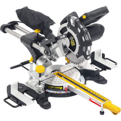 Scie à onglet radiale Ø210mm multi-matériaux (2 vitesses) 1700W, visée laser