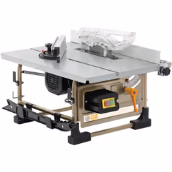 Scie de table 600W Ø200x20mm table 500x337mm - Avec 24 dents, une vitesse de rotation de 2950tr/min et une capacité de coupe: ...