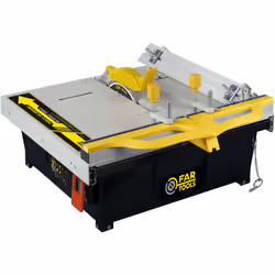 Coupe Carrelage de 550W - Table sur glissière radiale 485x435mm pour sécurité et confort - Disque Ø200x22,2x1,8mm - Capacité  ...