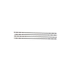 Jeu de 4 lames dents 37TPI