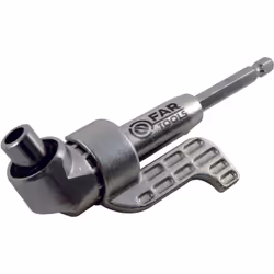 Adaptateur pour vissage angulaire 360°, mandrin hexagonal, compatible avec tous les embouts de vissage, zone de préhension or ...