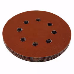 Lot de 6 disques auto-agrippants perforés FARTOOLS Pour le ponçage des enduits, plâtres, peintures... - Ø 180 mm - Grain 180