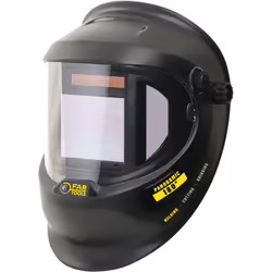 Masque de soudeur à vision panoramique 180° ultra-confortable avec son serre-tête 4 points et serre-tête matelassé, DIN13 (9 ...