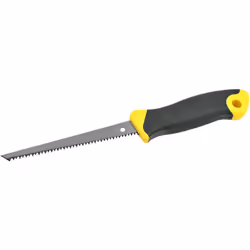 Scie pour plaques de plâtre. - Spécialement conçue pour couper les plaques de plâtre avec précision. - Equipée d'une lame de  ...