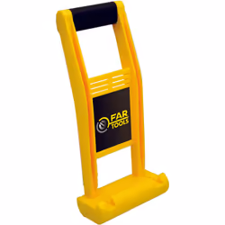 Poignée de transport pour plaques de plâtre. - Conçue pour faciliter le transport de plaques de plâtre jusqu'à 30kg. - Sa con ...