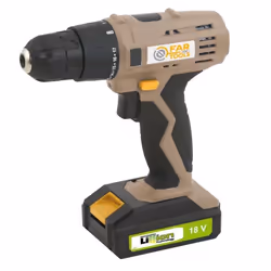 Far Tools LI 180, Perceuse à poignée pistolet, Sans clé, 1 cm, 700 tr/min, 16 N·m, Batterie