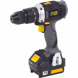 XF-IMPACT2 Perceuse/Visseuse sans fil 18V 2 batteries lithium-ion 3,0Ah avec indicateur de charge - Pour percer dans le bois, ...